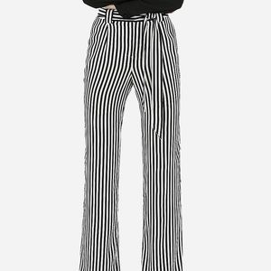 Express High Waisted Paperbag Wide Leg Pant